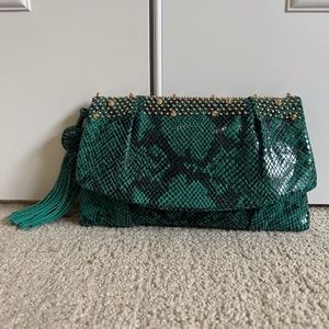 Brand New Alexis Hudson Leather Clutch